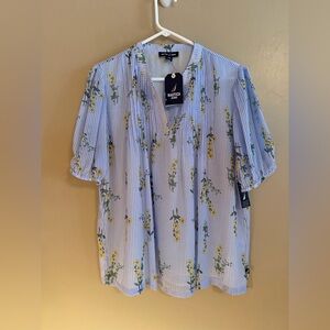 NWT Nautica Jeans Pontic top size Large